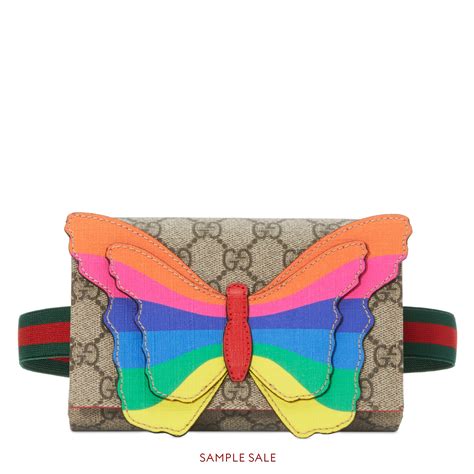 Gucci belt bag with butterfly